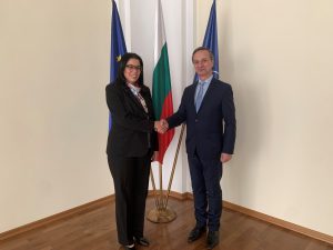 Заместник-министърът на външните работи Ради Найденов прие извънредния и пълномощен посланик на Тунизийската република